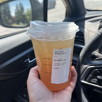 Starbucks - Free Drink - Black Tea Lemonade - Coffee & Tea Near Me - Sacramento, California