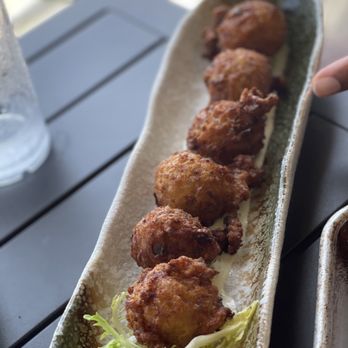 Refinery Jax Beach - Cod and conch fritters. - Bars Near Me - Jacksonville Beach, Florida Refinery Jax Beach - Cod and conch fritters. - Bars Near Me - Jacksonville Beach, Florida