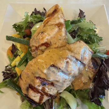 OC Fish Grill - Grilled Salmon (Thai Bbq Salmon Salad (New Item) - Seafood Near Me - Irvine, California OC Fish Grill - Grilled Salmon (Thai Bbq Salmon Salad (New Item) - Seafood Near Me - Irvine, California