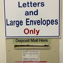 US Post Office - Pick up time: M-F (3:30, 5:30, 6:30), Sat (4:45)  12/22/22