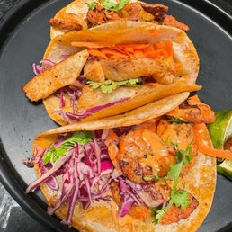 Sheimp fish and pork