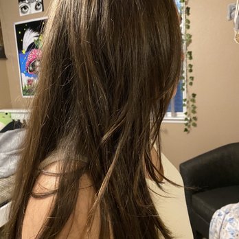 Meraki Salon - After: She loves the layers! - Hair Salons Near Me - Las Vegas, Nevada Meraki Salon - After: She loves the layers! - Hair Salons Near Me - Las Vegas, Nevada