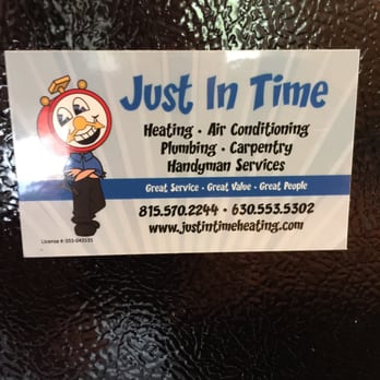 Just In Time - Heating & Air Conditioning/HVAC Near Me - Sandwich, Illinois Just In Time - Heating & Air Conditioning/HVAC Near Me - Sandwich, Illinois