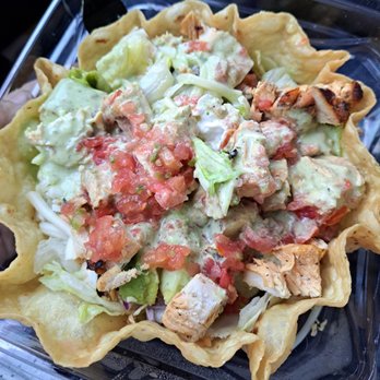 El Pollo Loco - Double chicken tostada salad. - Fast Food Near Me - Hacienda Heights, California El Pollo Loco - Double chicken tostada salad. - Fast Food Near Me - Hacienda Heights, California
