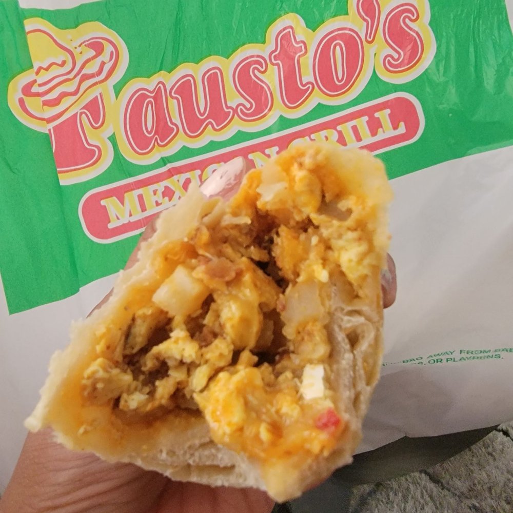 Fausto's Mexican Grill - Egg shell bottom of burrito, and there was more. - Mexican Near Me - Henderson, Nevada Fausto's Mexican Grill - Egg shell bottom of burrito, and there was more. - Mexican Near Me - Henderson, Nevada