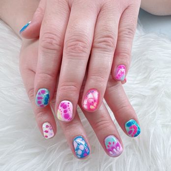 MC Styles - Blooming gel nail art - Hair Salons Near Me - Hayward, California