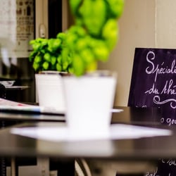 Il é'thé une Fois - terrasse du salon de thé il é'thé une fois