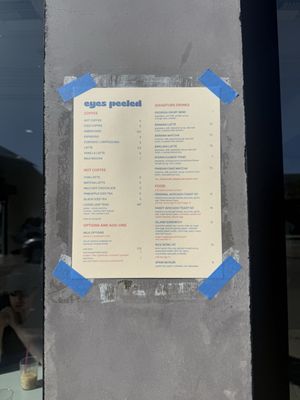 Menu photo 8 Eyes Peeled Coffee Los Angeles, CA Menu photo 8 Eyes Peeled Coffee Los Angeles, CA