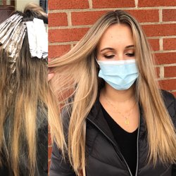 Hair Couture by Kristen - Not every blonde has to have balayage or ombre! Brooke's full foil is full of dimension with a soft shadow root, it will grow out seamlessly