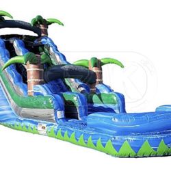 Rose Party Rentals - 16' tropical waterslide
