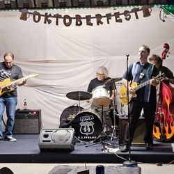 American Legion Post 817 - The US 99 Band warning up for a gig.