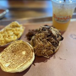 Sugarfire Smoke House - 8oz Pulled Pork Sandwich with 1 side