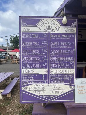 Menu photo 4 Papi's Taco's Kahuku, HI Menu photo 4 Papi's Taco's Kahuku, HI