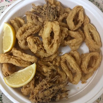 Spris Artisan Pizza - Midtown - Calamari Fritti. Withstood the drive home, was still crunchy upon eating. Good flavor. - Pizza Near Me - Miami, Florida Spris Artisan Pizza - Midtown - Calamari Fritti. Withstood the drive home, was still crunchy upon eating. Good flavor. - Pizza Near Me - Miami, Florida