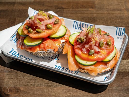 TOASTED. Bagels & Coffee by null