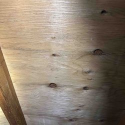 Brothers Restoration - attic after removing mold staining