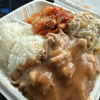KJ's Local Grindz - Stuffed cabbage & roast pork - Chicken Shop Near Me - Kaneohe, Hawaii