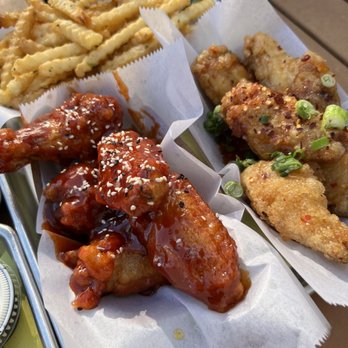 Fire Wings - Peking, dragon and garlic fries - Chicken Wings Near Me - Brea, California Fire Wings - Peking, dragon and garlic fries - Chicken Wings Near Me - Brea, California