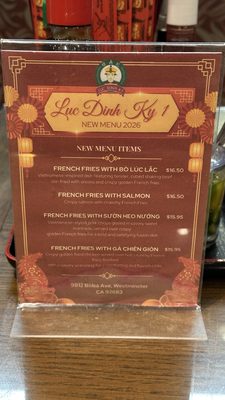 Menu photo 1 Luc Dinh Ky 1 Restaurant Westminster, CA Menu photo 1 Luc Dinh Ky 1 Restaurant Westminster, CA
