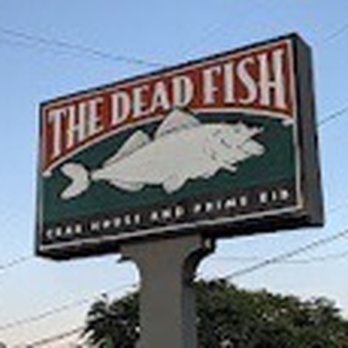 The Dead Fish - Restaurant signage - Seafood Near Me - Crockett, California The Dead Fish - Restaurant signage - Seafood Near Me - Crockett, California