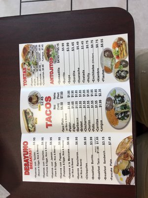 Menu photo 4 3 Niñas Hurst, TX