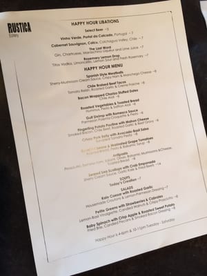Menu photo 3 Rustica Eatery & Tavern Moorhead, MN