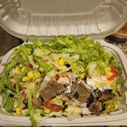 Steak bowl with everything