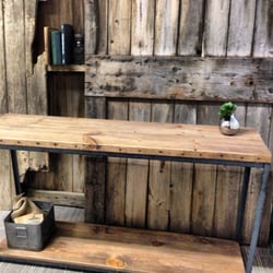 Reclaimed - Industrial Console Table
