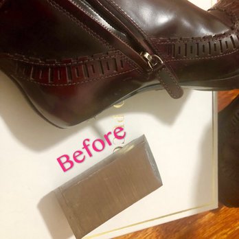 A & A Shoe Repair - Before the repair, my whole heel from the Tods boot came off.... - Shoe Repair Near Me - Queens, New York