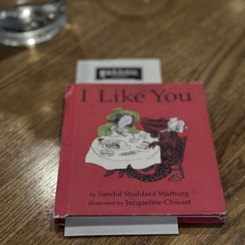 Gather - Your receipt comes in a book! How cute and creative is that?!? - New American Near Me - Omaha, Nebraska Gather - Your receipt comes in a book! How cute and creative is that?!? - New American Near Me - Omaha, Nebraska