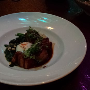 Kata Robata - Pork belly + poached egg - Sushi Bars Near Me - Houston, Texas