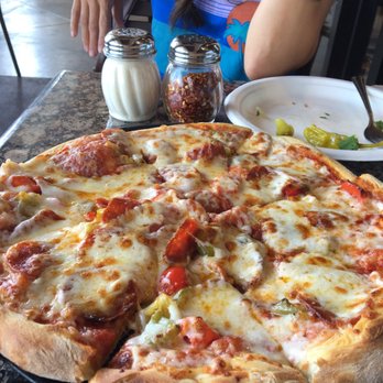 Gina's Pizza - Small pizza is enough for 2. Great dough, super hot. - Italian Near Me - Costa Mesa, California