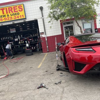 TLC Tires - My NSX getting its tire fixed. - Tires Near Me - Van Nuys, California