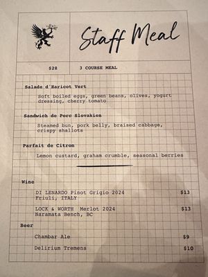 Menu photo 3 Chambar Vancouver, BC Menu photo 3 Chambar Vancouver, BC