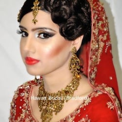 Hawaa Bridal - Asian Indian Pakistani Bridal Hair and Makeup Bradford, Leeds Keighley Call 07528 669005.