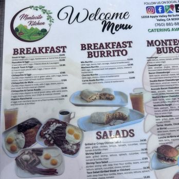 Montecito Kitchen - Menu - Mexican Near Me - Apple Valley, California Montecito Kitchen - Menu - Mexican Near Me - Apple Valley, California