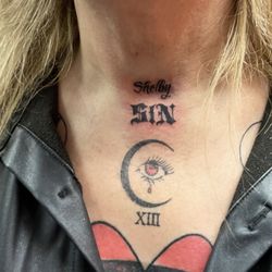 Golden Goat Tattoo Company - SLN and "Shelby" done by Dana