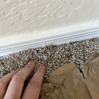 Empire Today - Not completely stamped down at edges - Carpet Installation Near Me