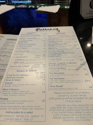 Menu photo 2 Parrain's Seafood Baton Rouge, LA