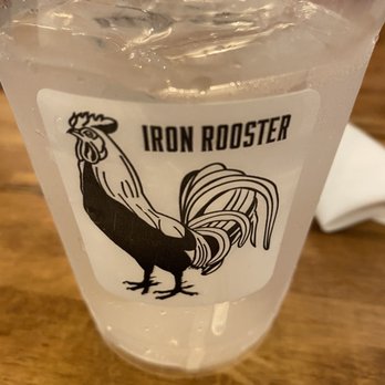Iron Rooster - Water cup - Cocktail Bars Near Me - Annapolis, Maryland