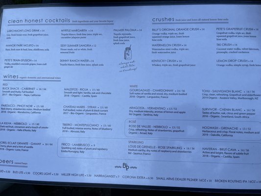 Menu photo 6 Billy & Pete's Social Larchmont, NY