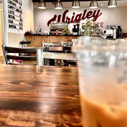 Wrigley Coffee - Pistachio Latte. Great WiFi. Vibes.