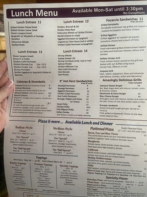 Menu photo 3 Johnny's Italian Restaurant Clearwater, FL Menu photo 3 Johnny's Italian Restaurant Clearwater, FL