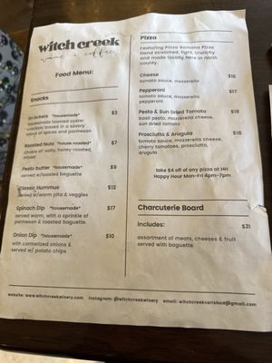 Menu photo 3 Witch Creek Winery Carlsbad, CA