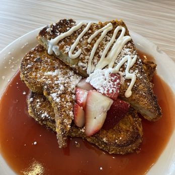 Stacks Pancake House - Guava Toffee French Toast - Breakfast & Brunch Near Me - Irvine, California Stacks Pancake House - Guava Toffee French Toast - Breakfast & Brunch Near Me - Irvine, California