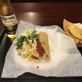 Echalee Mexican Grill - Two hard shell tacos with al pastor and toppings. Side of tortillas. - Mexican Near Me - Tallahassee, Florida