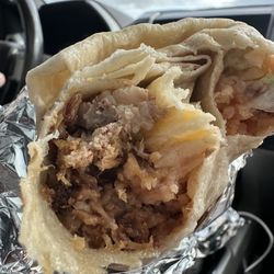Rubio's Tacos - Carnitas burrito insane