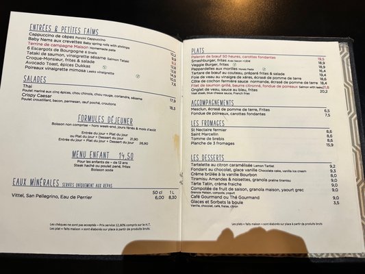 Menu photo 5 Le Relais Odéon Paris, 75 Menu photo 5 Le Relais Odéon Paris, 75