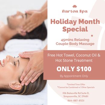 Barton Spa - Massage Therapy Near Me - Simpsonville, South Carolina Barton Spa - Massage Therapy Near Me - Simpsonville, South Carolina