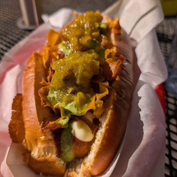 Good Dog Houston - Heights - Vegetarian Curryous Frank - Hot Dogs Near Me - Houston, Texas